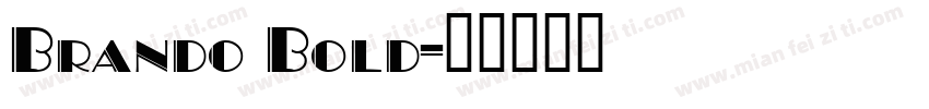 Brando Bold字体转换